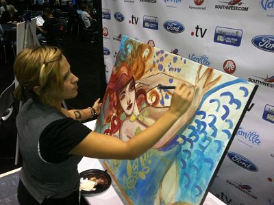 artist painting