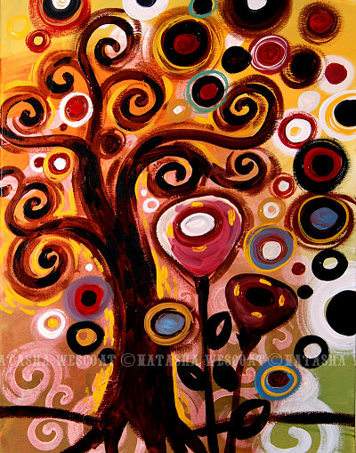 whimsical tree art