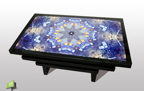  -mounted screens to a new form of furniture—the video coffee table