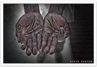 "These Hands" by photographer Steve Paxton