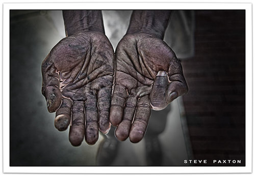 "These Hands" by photographer Steve Paxton