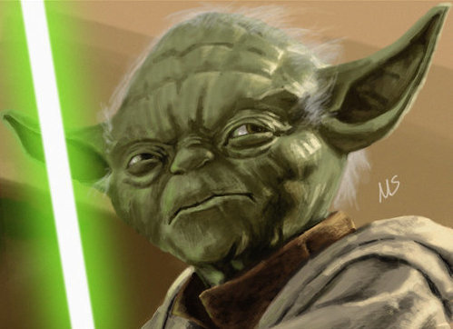 Portrait of Yoda. Artist credit: Matt Sterbenz