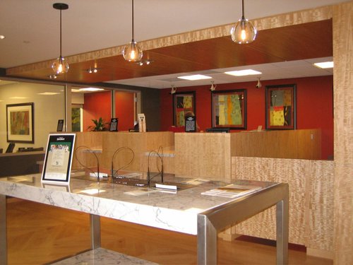 Torrey Pines Bank with artwork