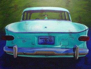 Painting of 1960 Studebaker