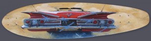 Painting of 1960 Chevy Impala classic car