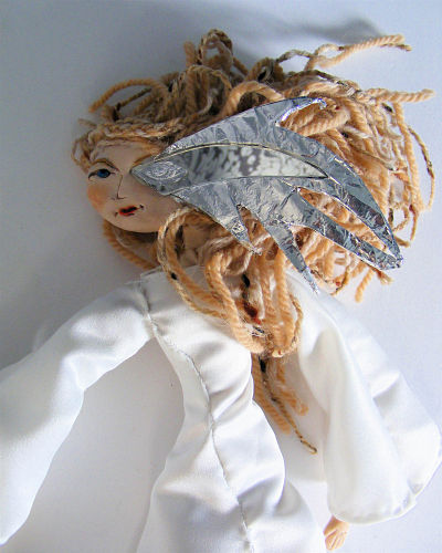 handmade doll "Lady of Shalott" by Helen  Dearnley