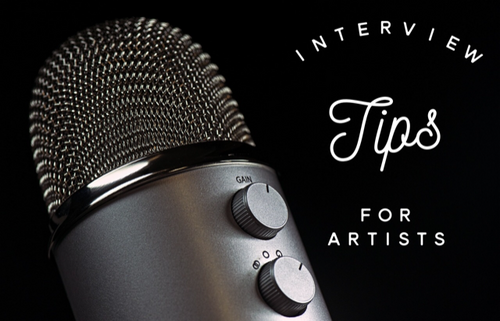 Interview tips for artists