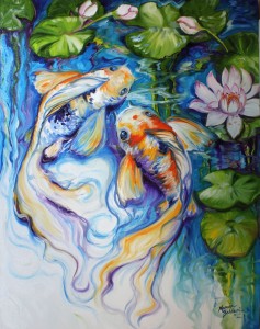 Koi and Lilypads