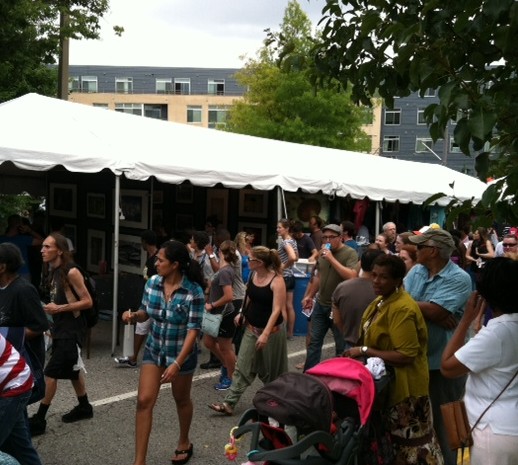 Art Fair crowd