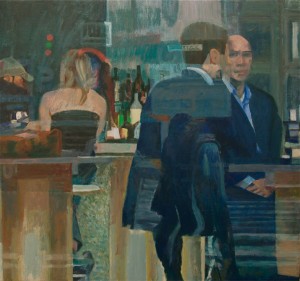 two men in a bar