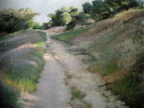 pastel landscape by Anita Stoll