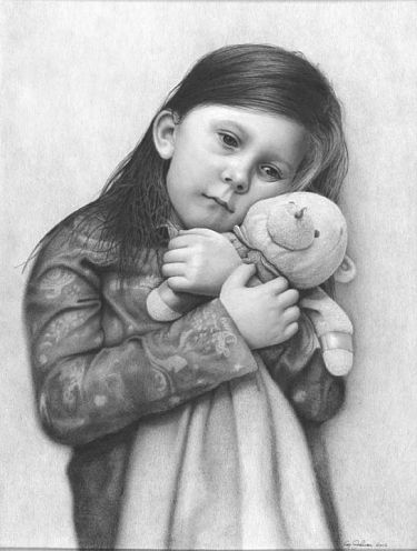 girl with teddy bear