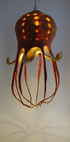 hanging octopus lamp