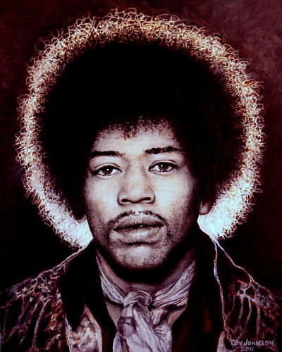 Jimi Hendrix portrait