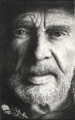 Merle Haggard portrait
