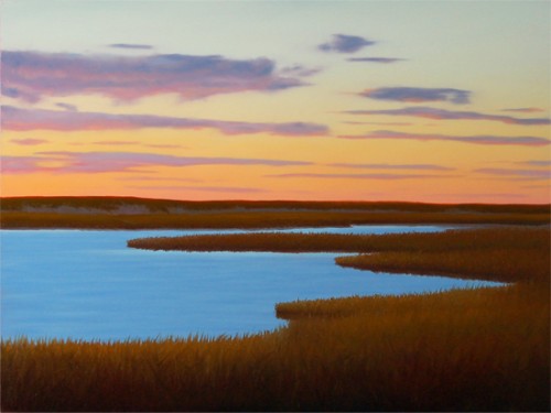evening on the marsh