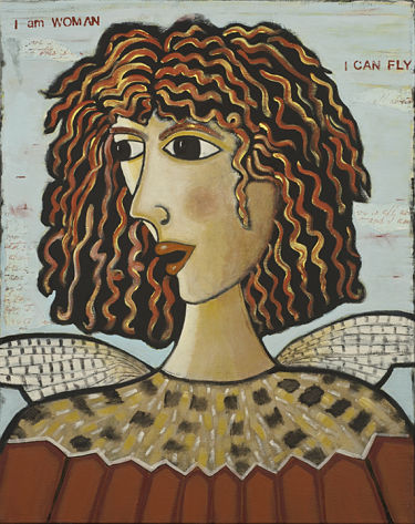 woman with wings