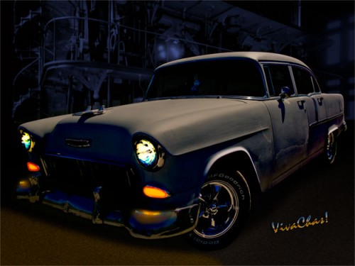 1955 Chevy hot rod