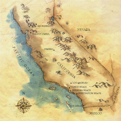 california map