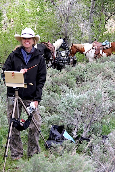 Lori McNee Plein Air in Idaho