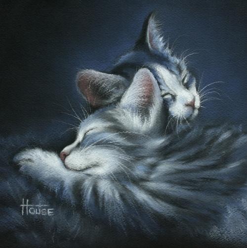 'Sweet Dreams' 2011 pastel 20.5 x 20.5