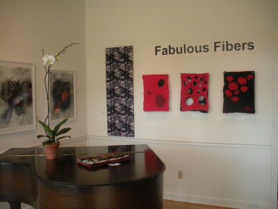 fiber art at gallery