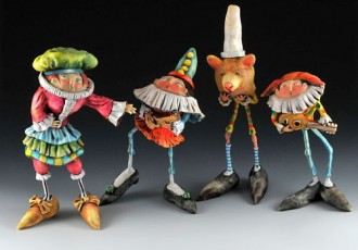 polymer clay figures