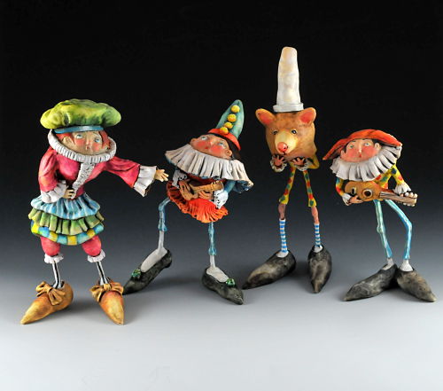 polymer clay figures