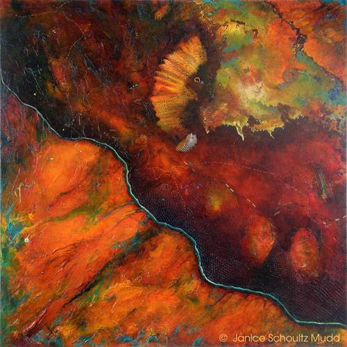 "Bird to Canyon" by artist Janice Schoultz Mudd