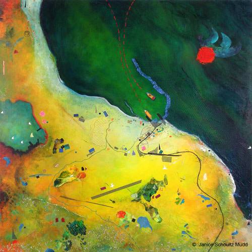 "Island Summer" by artist Janice Schoultz Mudd