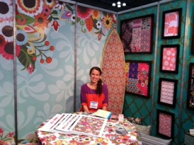 Trade show booth at Surtex in New York City