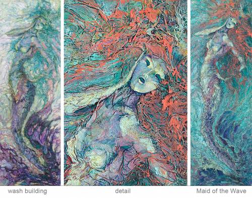 Maid of the Wave 30”  x 12”  Bond paper Photo credit: Randy Foster
