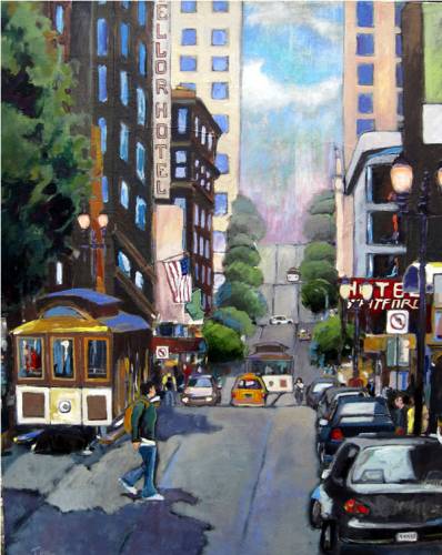 "Powell Street" by artist Teresa Haag