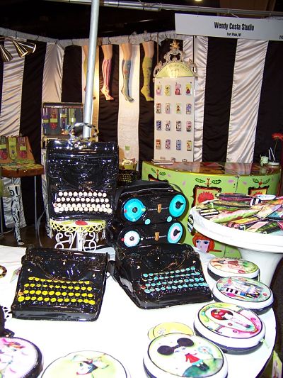 Artist Trade Show Booth at the Buyers Market of American Craft