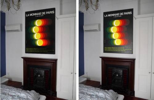 Vintage Poster in situ