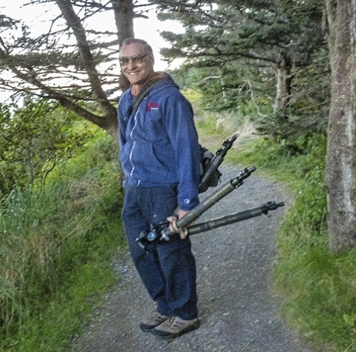 Marty Saccone in Quoddy Head State Park