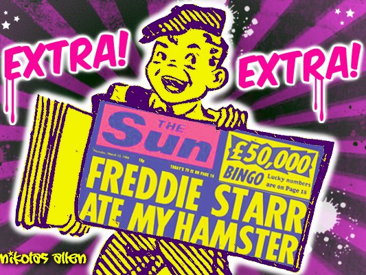 "Extra Extra" by artist Nikolas Allen
