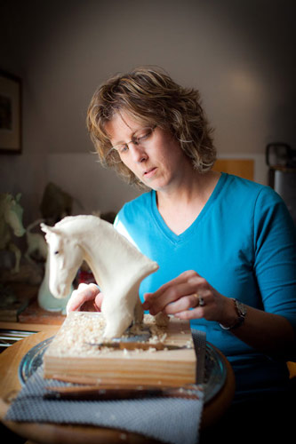 Robyn Ryan in the Studio