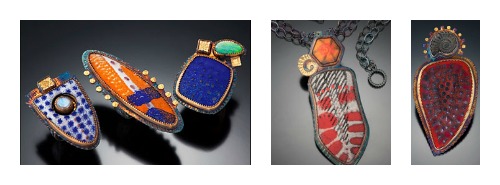 Jewelry by artist Julie Shaw