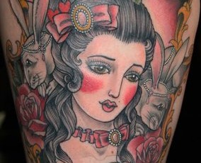 Marie Antoinette tattoo