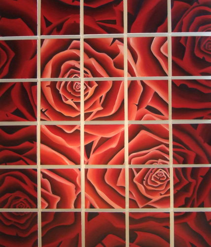 Red Rose Grid