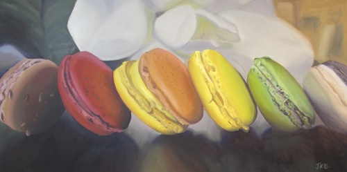 Row of Macarons