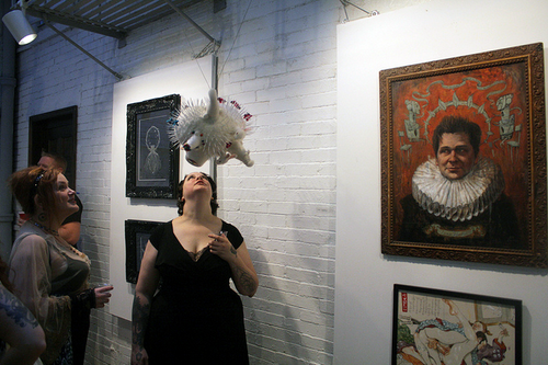 Artists at "The Happening" in New York City.