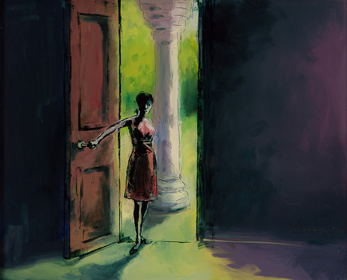 Woman in a Doorway