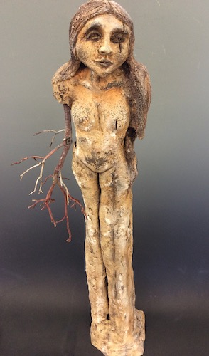 figurative ceramic sculpture by Mary McGill