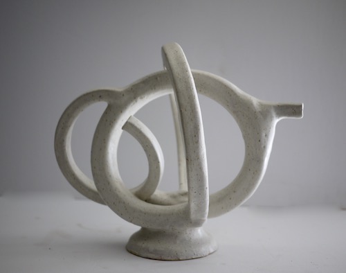 circle ceramic sculpture by Mary McGill