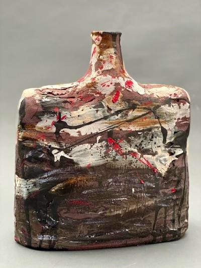ceramic bottle by Mary McGill