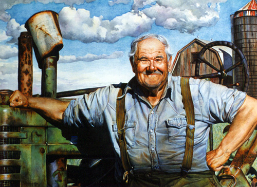 Portrait of an AmericanFarmer