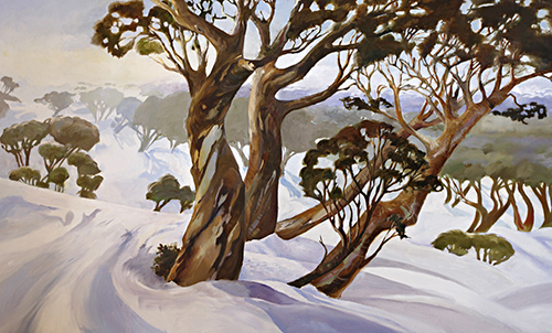 "The Traverse"  oil on canvas, 1500mm x 900mm