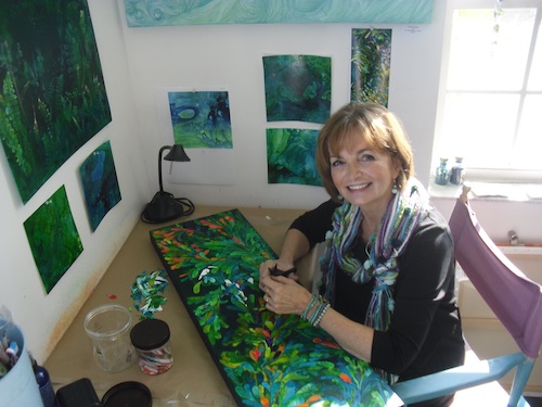 Deborah Webster in studio